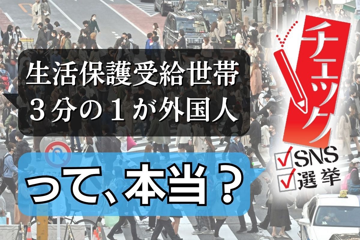 「生活保護世帯の3割が●▲人」SNS情報の「盛りっぷり」検証したら　国民健康保険「タダ乗り」説でも：東京新聞
